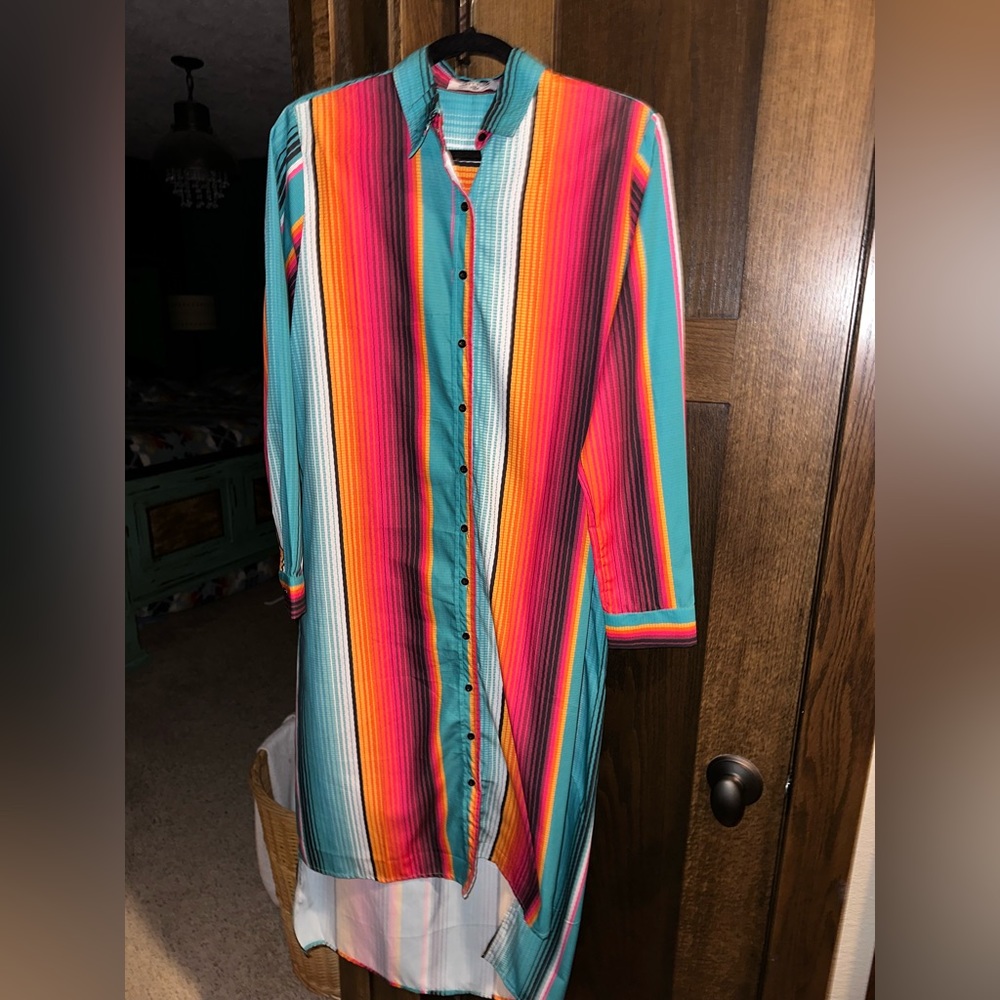 Crazy Train Serape Duster